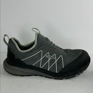 Keen Charcoal and Black Slip-On Sneaker